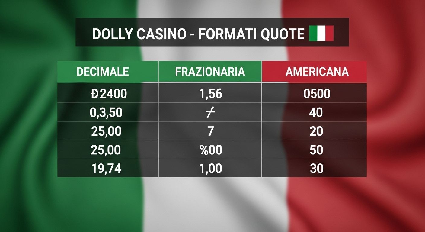 Formati delle quote match betting