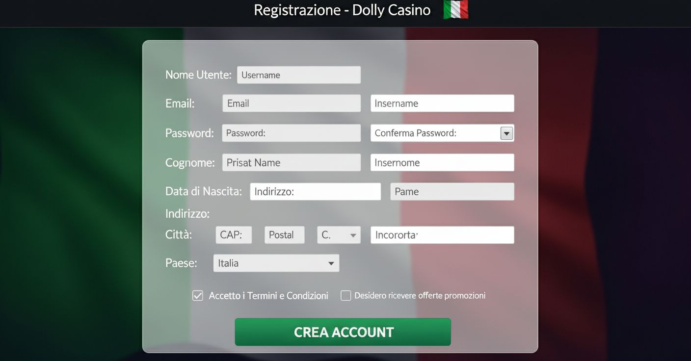 Come registrarsi casino account setup